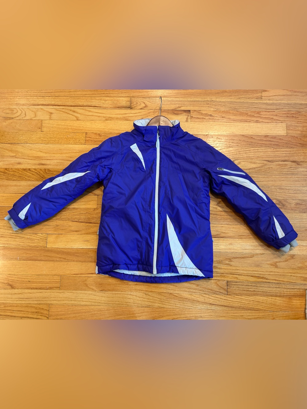 L.L. Bean Purple Snow Jacket with Grey Thinsulate Lining